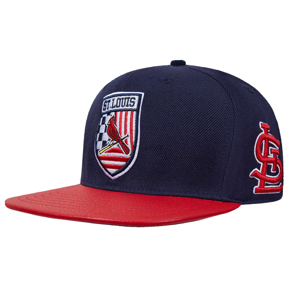 MLB ST. LOUIS CARDINALS FAST LANE LOGO WOOL STRAPBACK (MIDNIGHT NAVY) - Image 3