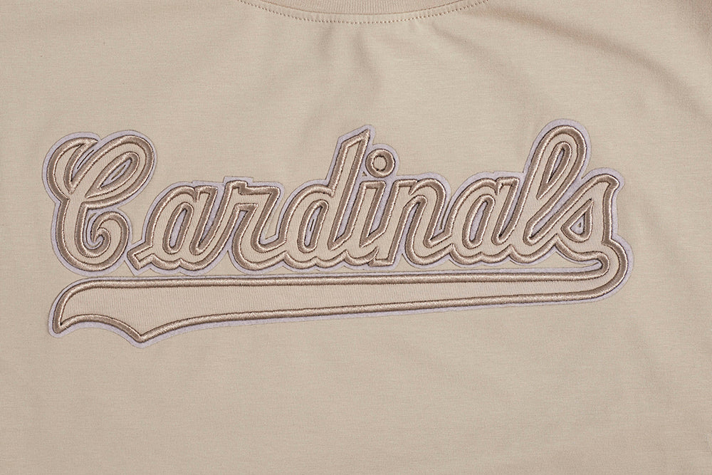 MLB ST.LOUIS CARDINALS NEUTRAL WOMEN'S BOXY TOP (TAUPE) - Image 6