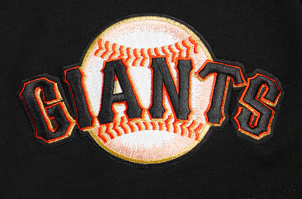 MLB SAN FRANCISCO GIANTS OLD ENGLISH MEN'S TOP (BLACK) - Image 6