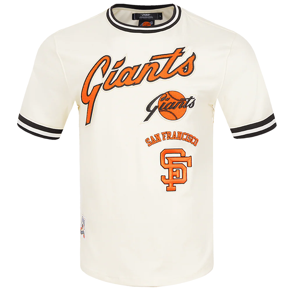 MLB SAN FRANCISCO GIANTS RETRO CLASSIC MEN'S TOP (EGGSHELL/ BLACK)