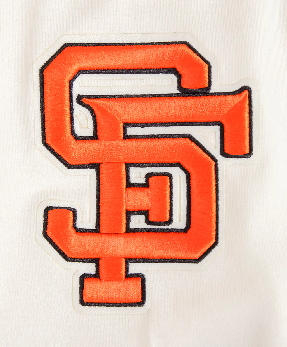 MLB SAN FRANCISCO GIANTS RETRO CLASSIC MEN'S TOP (EGGSHELL/ BLACK) - Image 6