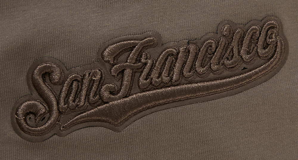 MLB SAN FRANCISCO GIANTS NEUTRAL DROP SHOULDER MEN'S TOP (DARK TAUPE) - Image 7