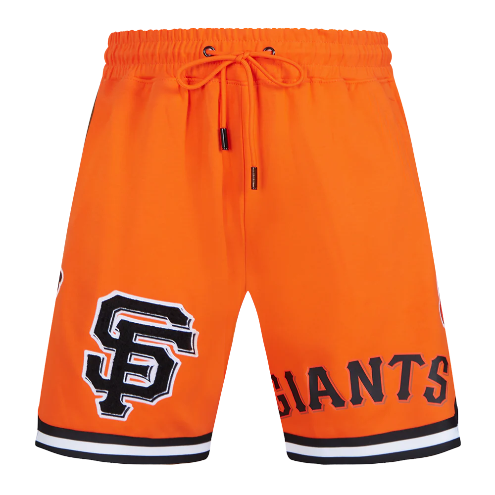 MLB SAN FRANCISCO GIANTS CLASSIC CHENILLE MEN'S DK SHORT (ORANGE) - Image 2