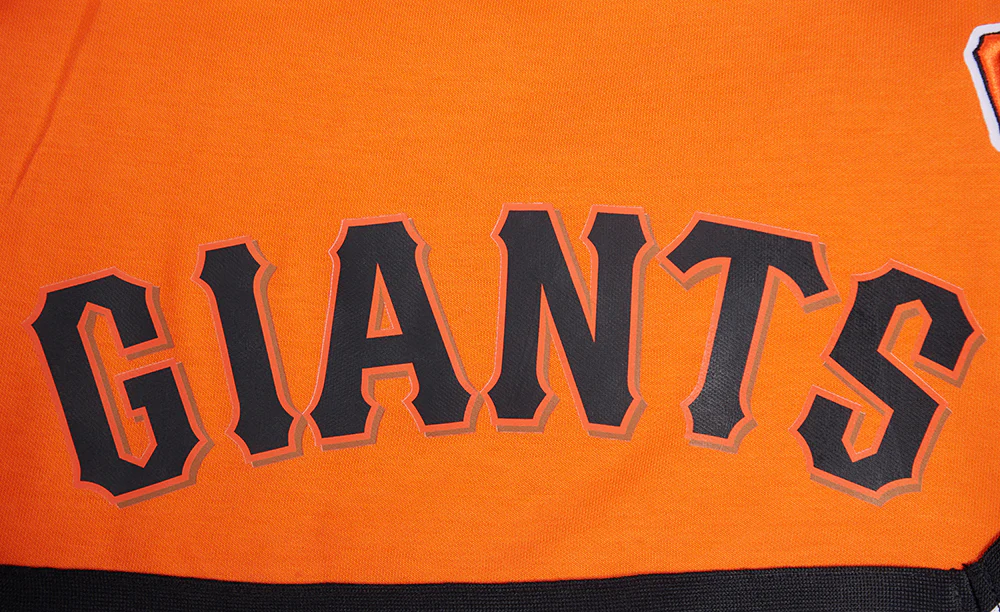 MLB SAN FRANCISCO GIANTS CLASSIC CHENILLE MEN'S DK SHORT (ORANGE) - Image 7