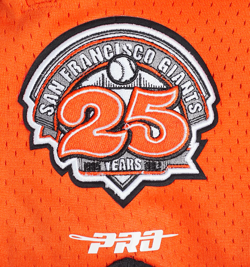 MLB SAN FRANCISCO GIANTS RETRO CLASSIC MEN'S 2.0 SHORT (BLACK/ORANGE) - Image 7