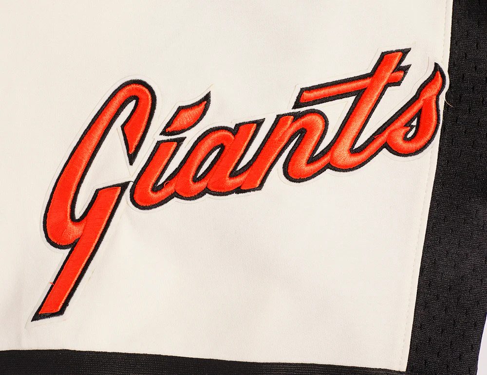 MLB SAN FRANCISCO GIANTS RETRO CLASSIC MEN'S 2.0 SHORT (EGGSHELL/ BLACK) - Image 5