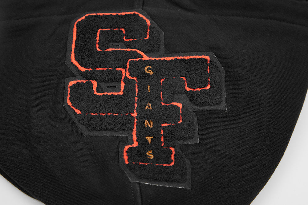 MLB SAN FRANCISCO GIANTS MASHUP MEN'S RIB PULLOVER HOODIE (BLACK/ORANGE) - Image 10