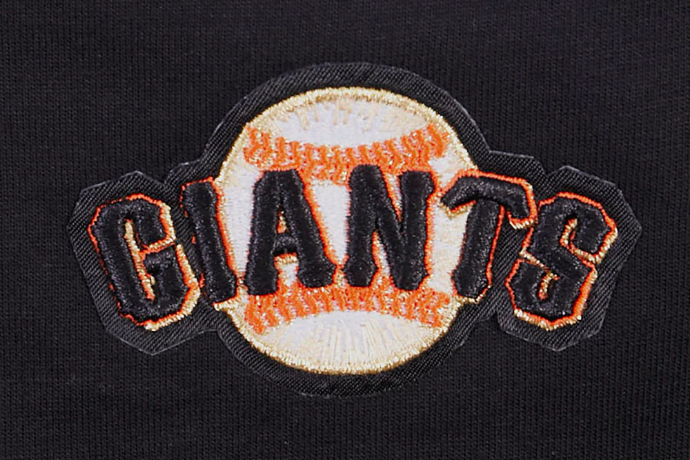 MLB SAN FRANCISCO GIANTS SCRIPT TAIL WOMEN'S BOYFRIEND TOP (BLACK) - Image 6