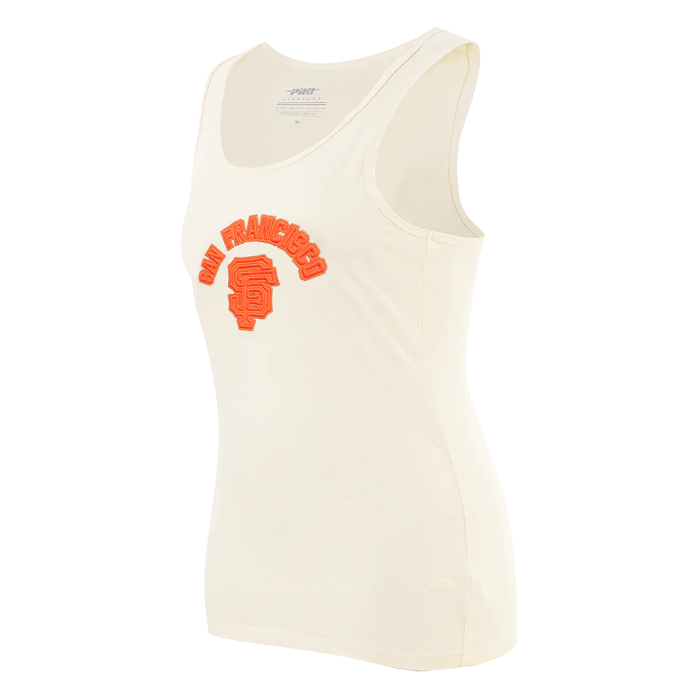 MLB SAN FRANCISCO GIANTS TRIPLE TONAL RELAXED FIT WOMEN'S RACERBACK (EGGSHELL) - Image 2