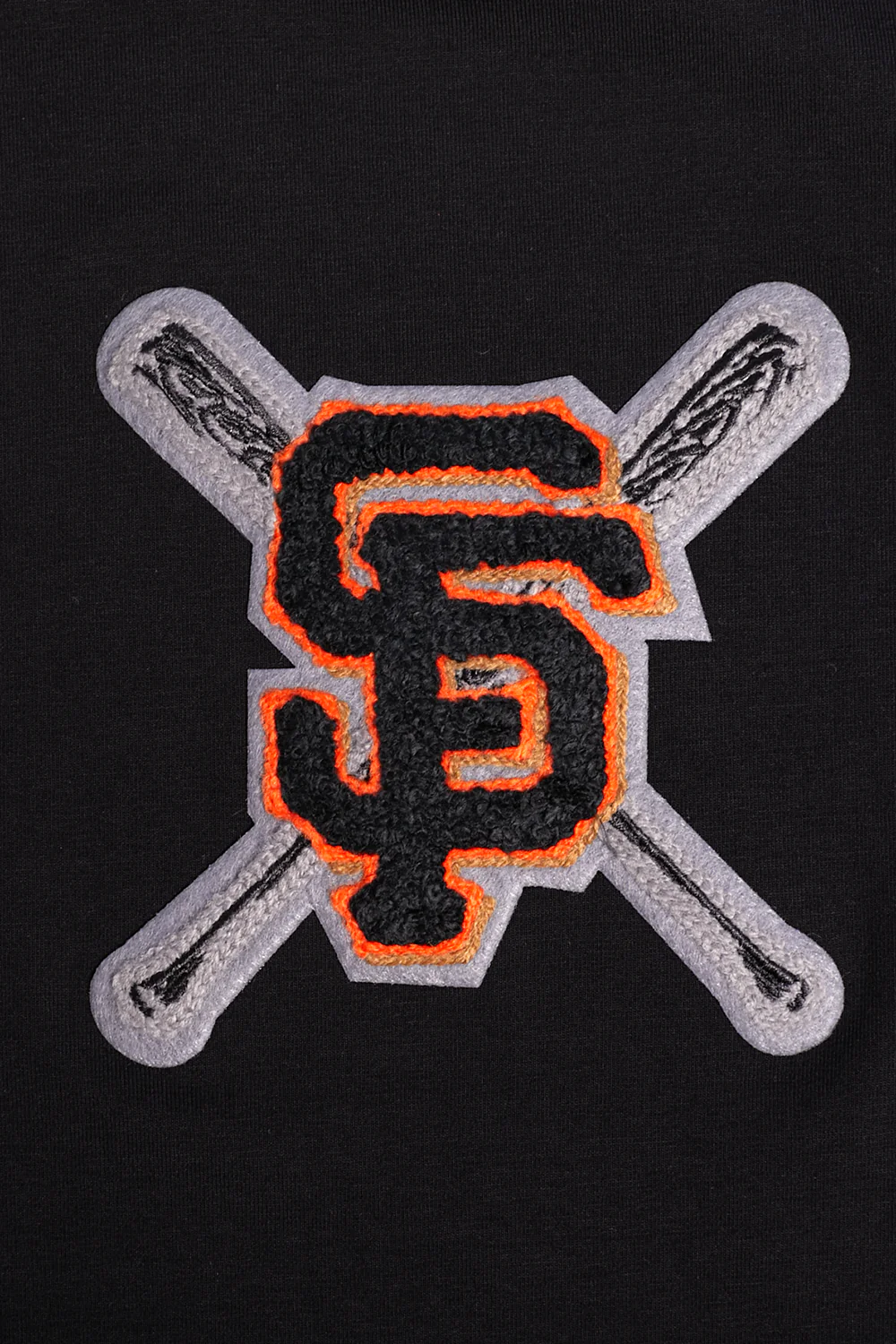 MLB SAN FRANCISCO GIANTS MASHUP WOMEN'S BOXY TOP (BLACK) - Image 5