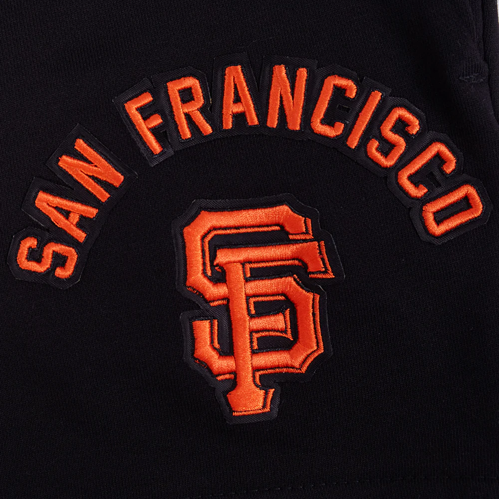 MLB SAN FRANCISCO GIANTS CLASSIC WOMEN'S FLEECE SHORT (BLACK) - Image 5