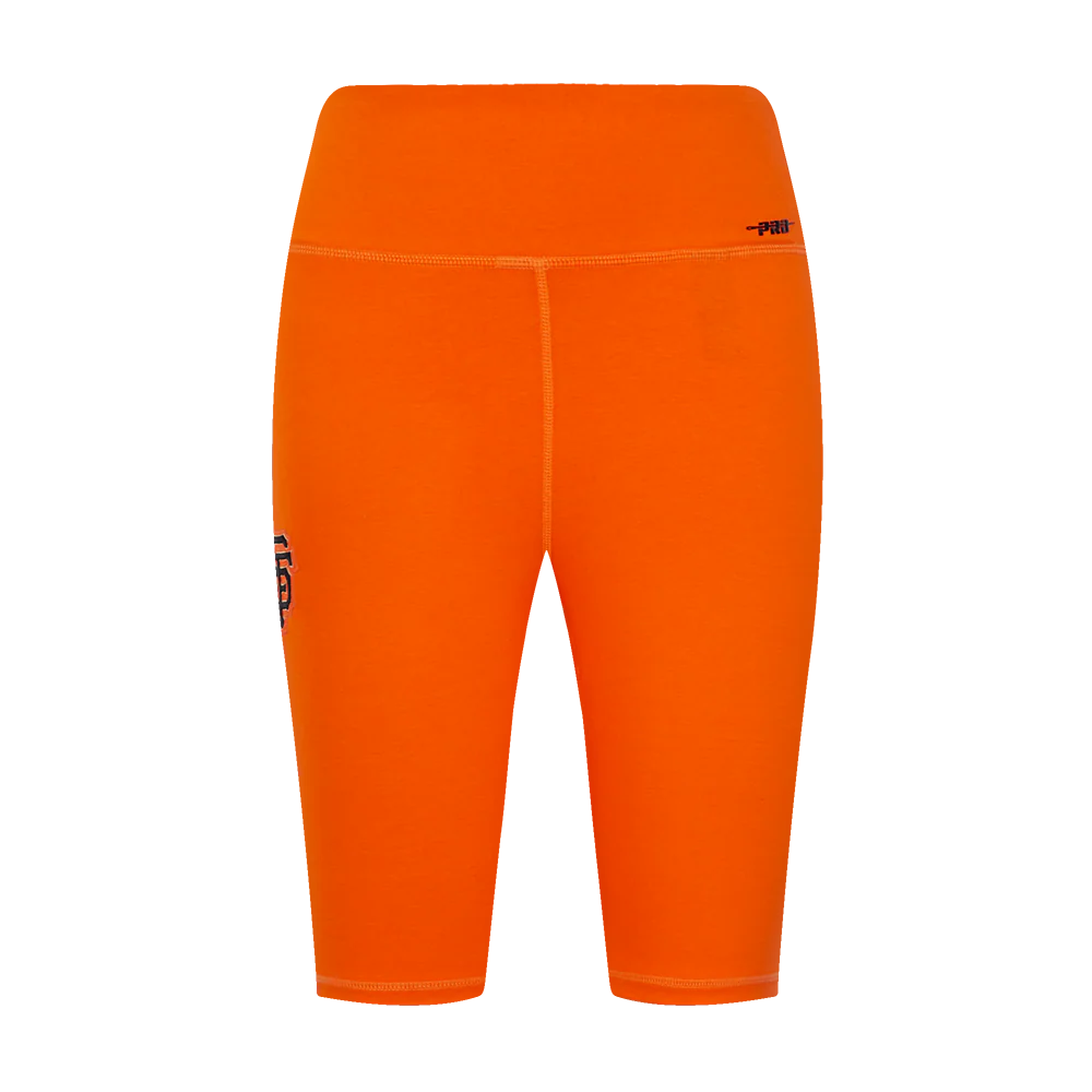 MLB SAN FRANCISCO GIANTS CLASSIC WOMEN'S COTTON BIKE SHORT (ORANGE) - Image 2