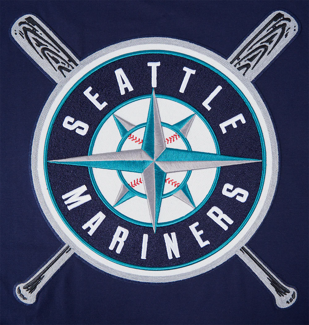 MLB SEATTLE MARINERS MASHUP MEN'S TOP (MIDNIGHT NAVY) - Image 5