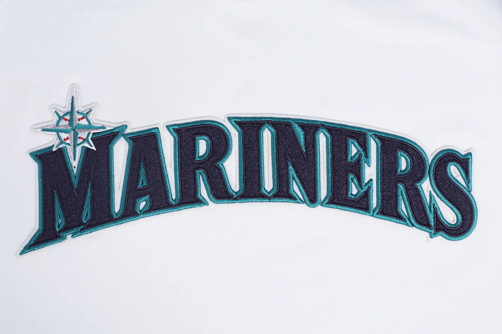 MLB SEATTLE MARINERS CLASSIC CHENILLE MEN'S TOP (WHITE) - Image 5
