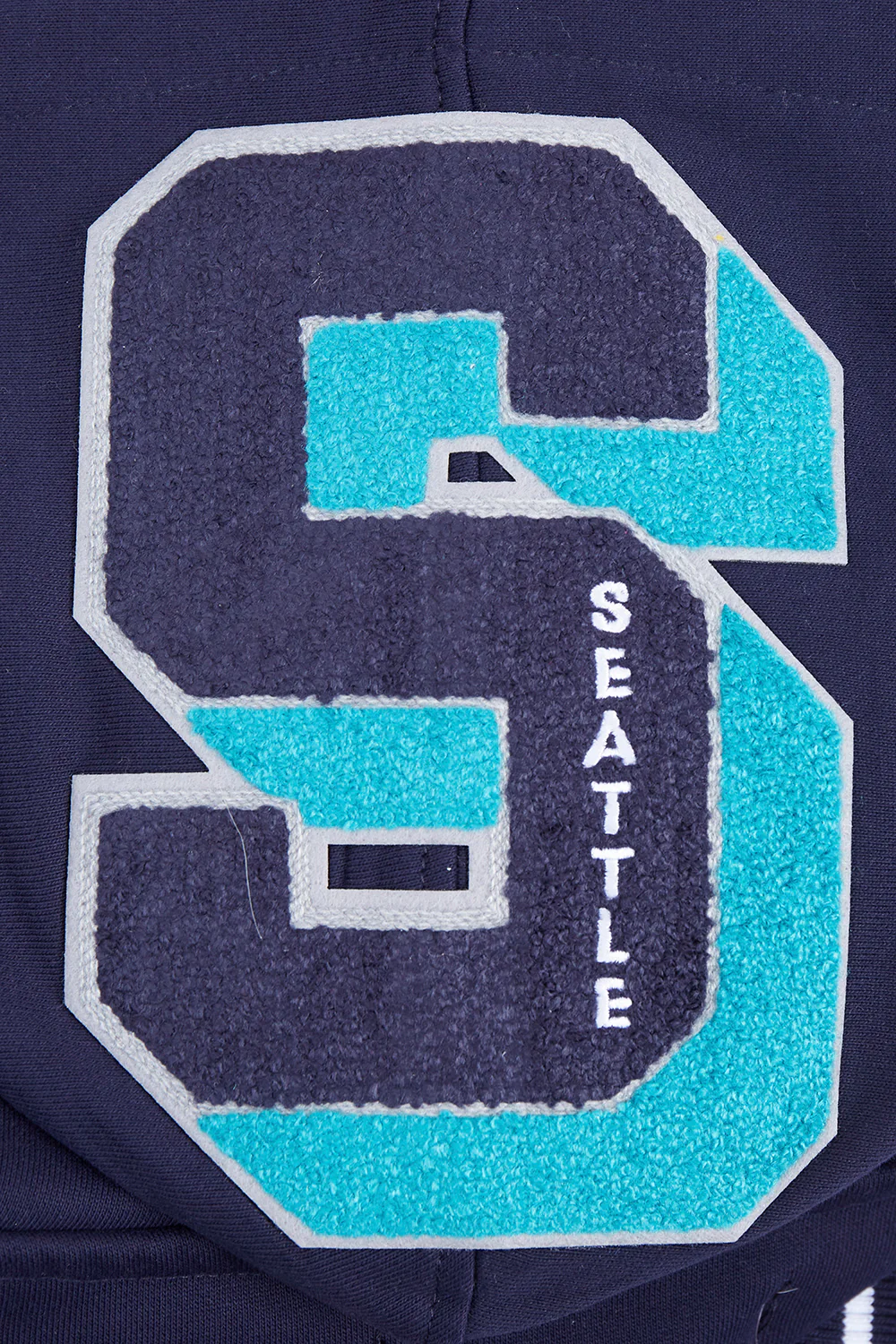 MLB SEATTLE MARINERS MASHUP MEN'S RIB PULLOVER HOODIE (MIDNIGHT NAVY) - Image 8