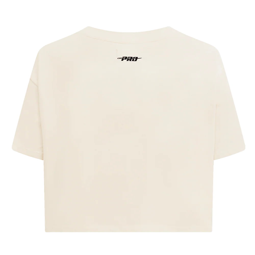 MLB SEATTLE MARINERS RETRO CLASSIC WOMEN'S BOXY TOP (EGGSHELL) - Image 3