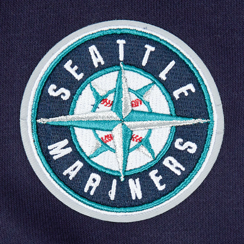 MLB SEATTLE MARINERS CLASSIC WOMEN'S PULLOVER HOODIE (MIDNIGHT NAVY) - Image 6