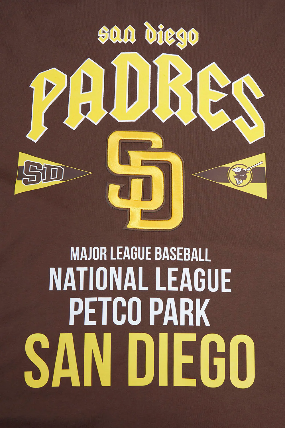 MLB SAN DIEGO PADRES CITY TOUR CJ DROP SHOULDER TEE (BROWN) - Image 5
