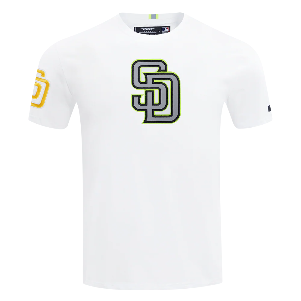MLB SAN DIEGO PADRES UNDER THE LIGHTS MEN'S SINGLE JERSEY TEE (WHITE) - Image 5