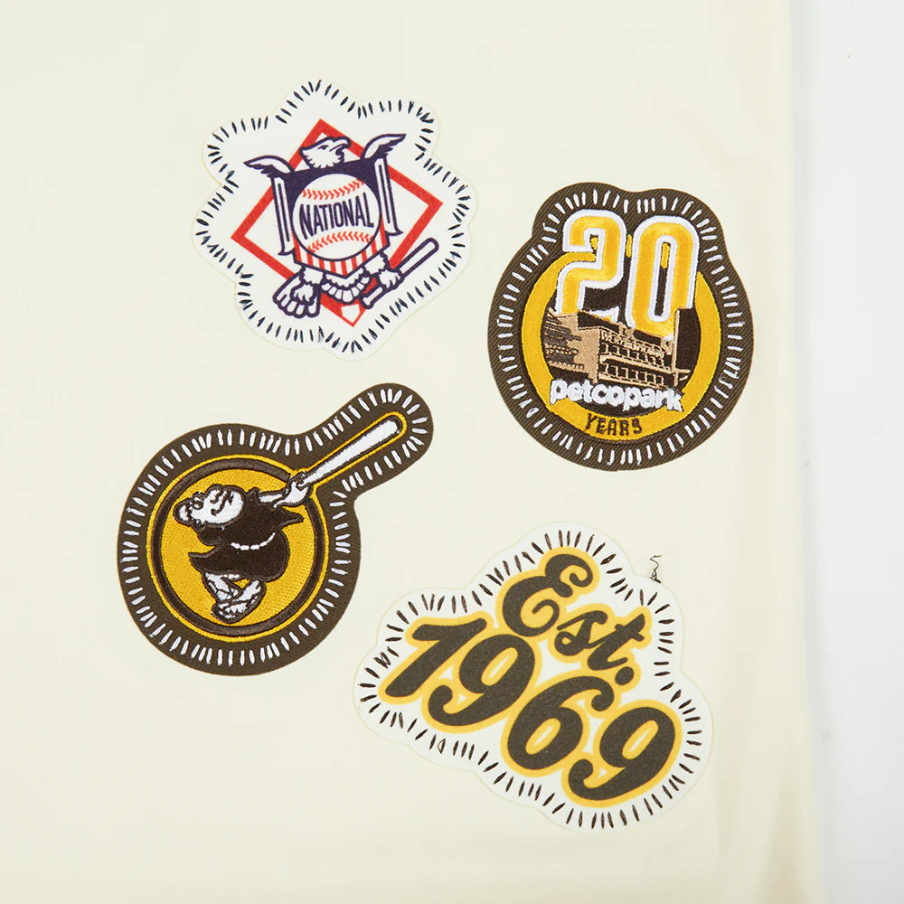 MLB SAN DIEGO PADRES DIY PICK STITCH MEN'S SINGLE JERSEY TOP (EGGSHELL) - Image 8