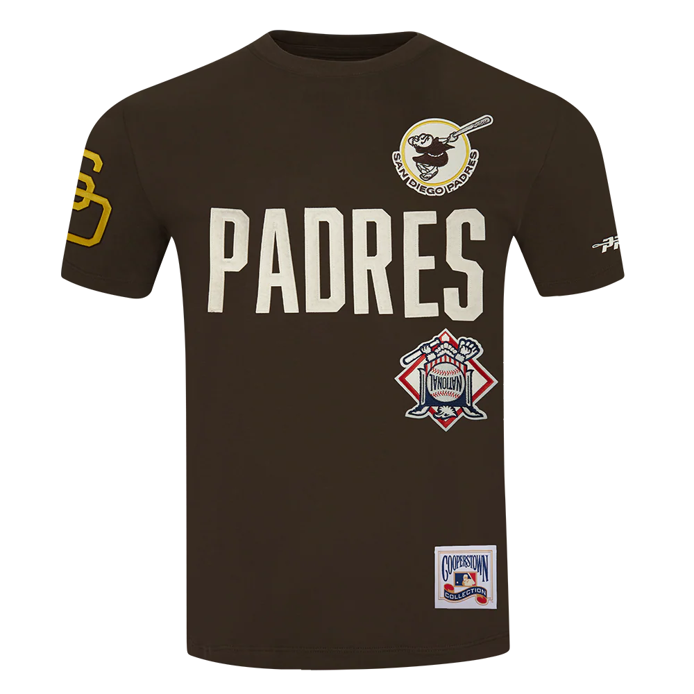 MLB SAN DIEGO PADRES MODERN ORIGINALS MEN'S SJ TEE (Brown) - Image 3