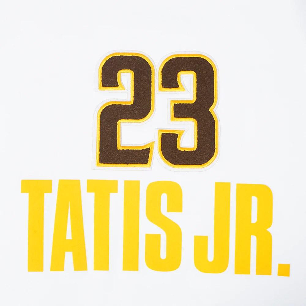 MLB SAN DIEGO PADRES FERNANDO TATIS JR. #23 CLASSIC MEN'S SJ TEE (WHITE) - Image 5
