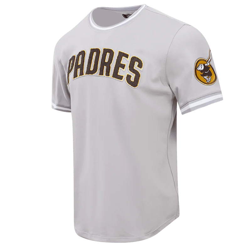 MLB SAN DIEGO PADRES CLASSIC CHENILLE MEN'S TOP (GRAY) - Image 2