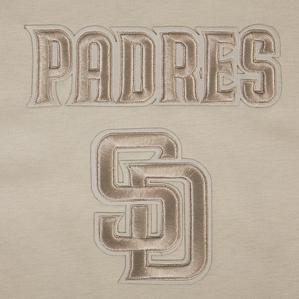 MLB SAN DIEGO PADRES WINGSPAN MEN'S DROP SHOULDER LS TEE (TAUPE) - Image 6