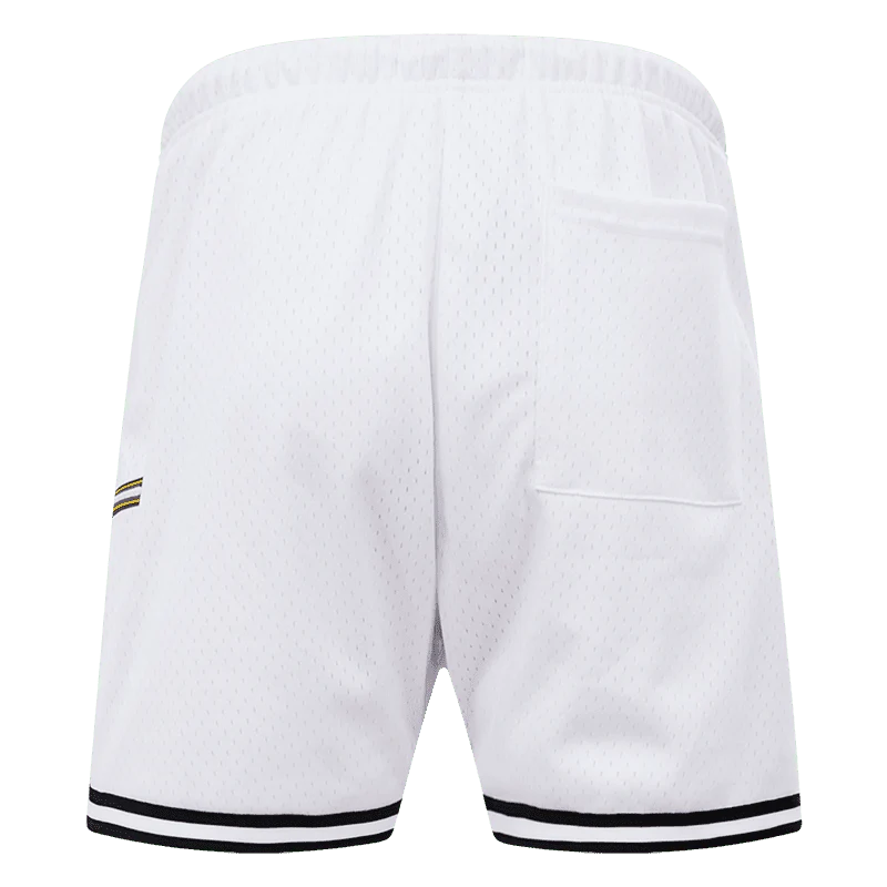 MLB SAN DIEGO PADRES LOGO MEN'S MESH SHORT (WHITE / BLACK / WHTE) - Image 5