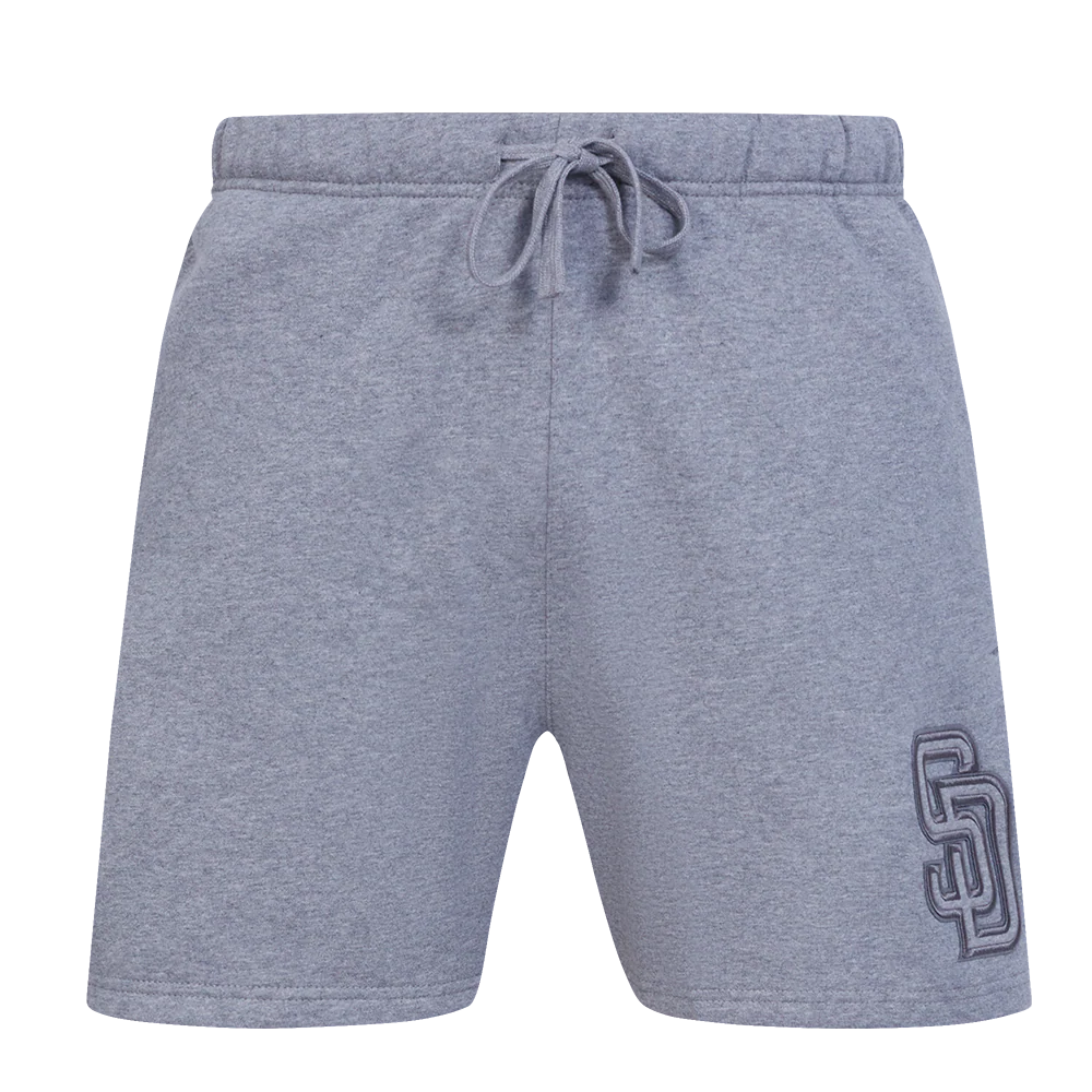 MLB SAN DIEGO PADRES NEUTRAL MEN'S SHORT (DARK HEATHER GRAY) - Image 2