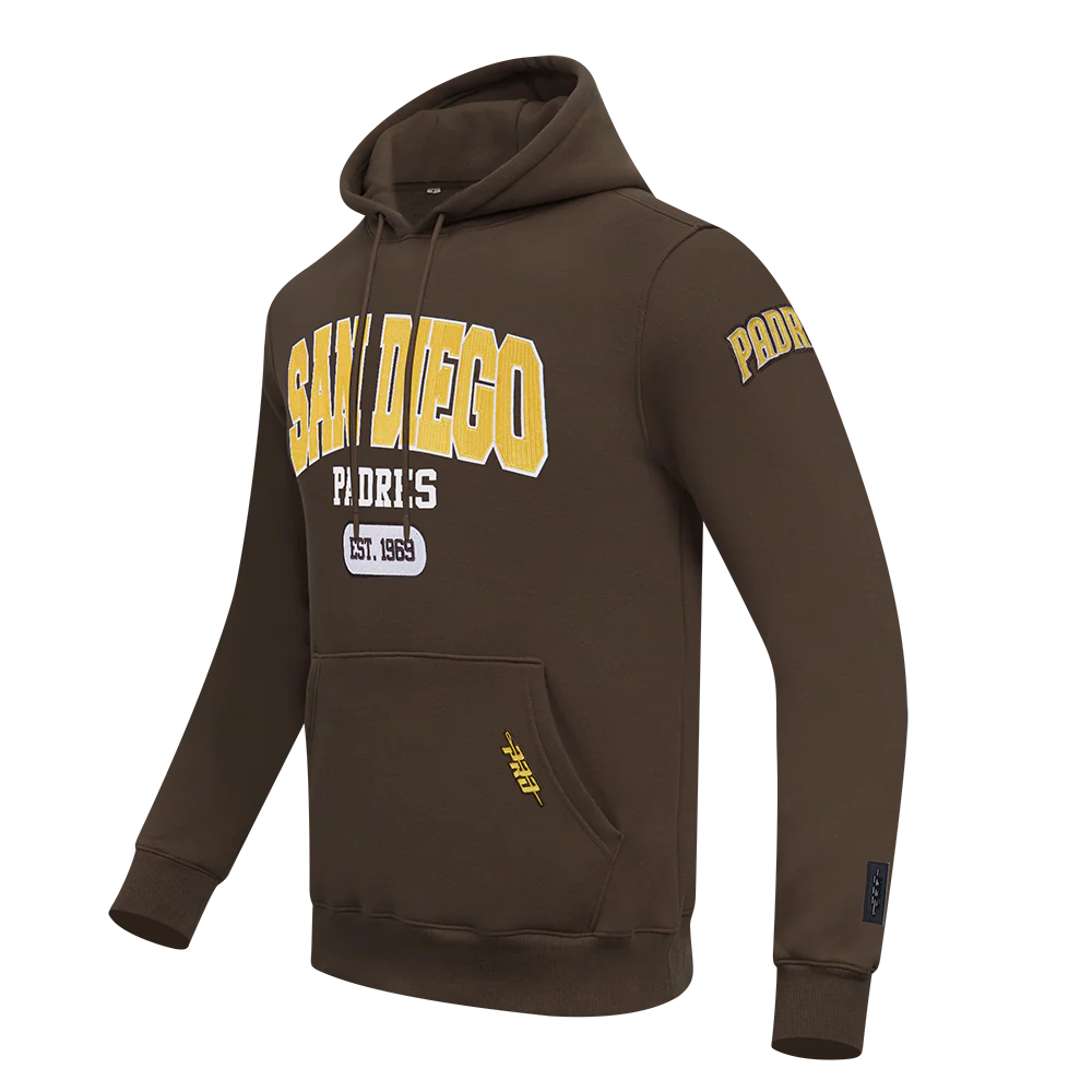 MLB SAN DIEGO PADRES CITY ARCH MEN'S FLC PO HOODIE (BROWN) - Image 3