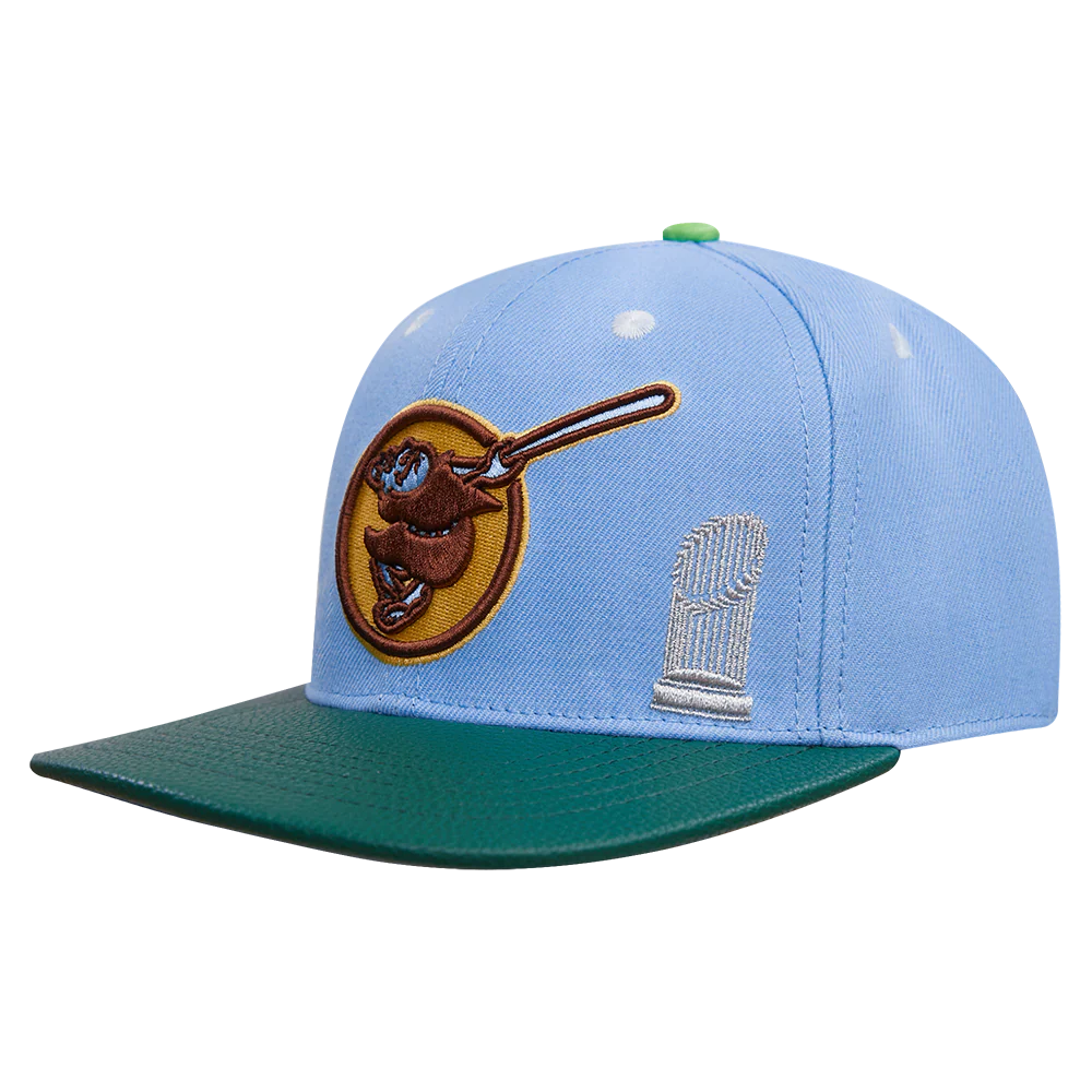 MLB SAN DIEGO PADRES RETRO STRAPBACK (UNI BLUE/ GREEN) - Image 3