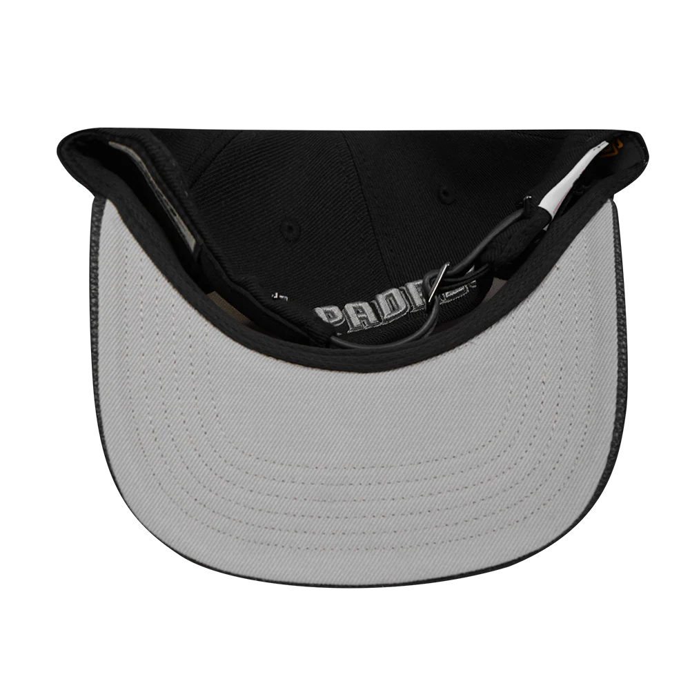 MLB SAN DIEGO PADRES REVERSE FRENCH TERRY WOOL BLEND PRO SIX STR (EGGSHELL/ BLACK) - Image 7