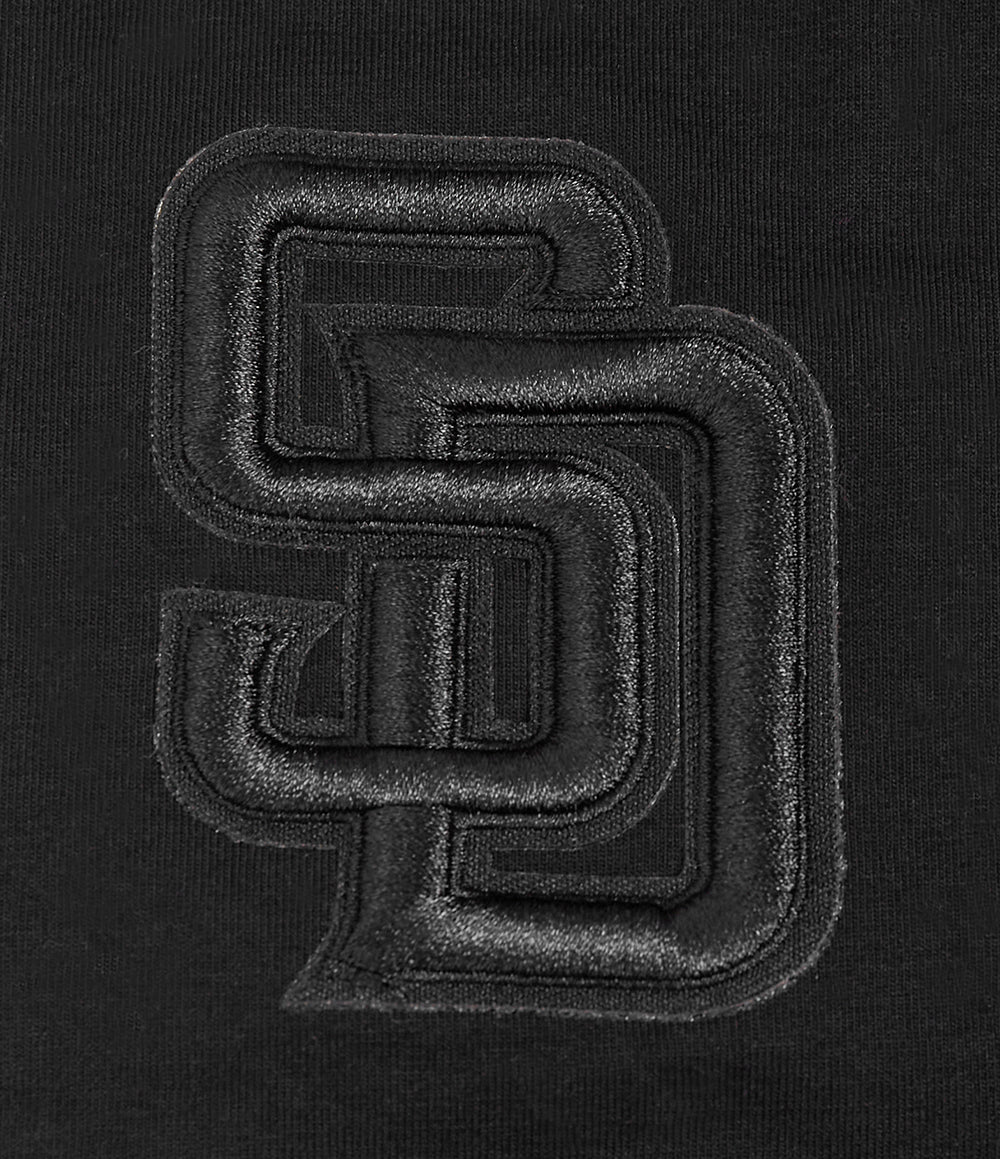 MLB SAN DIEGO PADRES NEUTRAL WOMEN'S BOXY TOP (BLACK) - Image 5