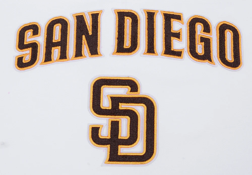 MLB SAN DIEGO PADRES CLASSIC WOMEN'S CREWNECK (WHITE) - Image 5