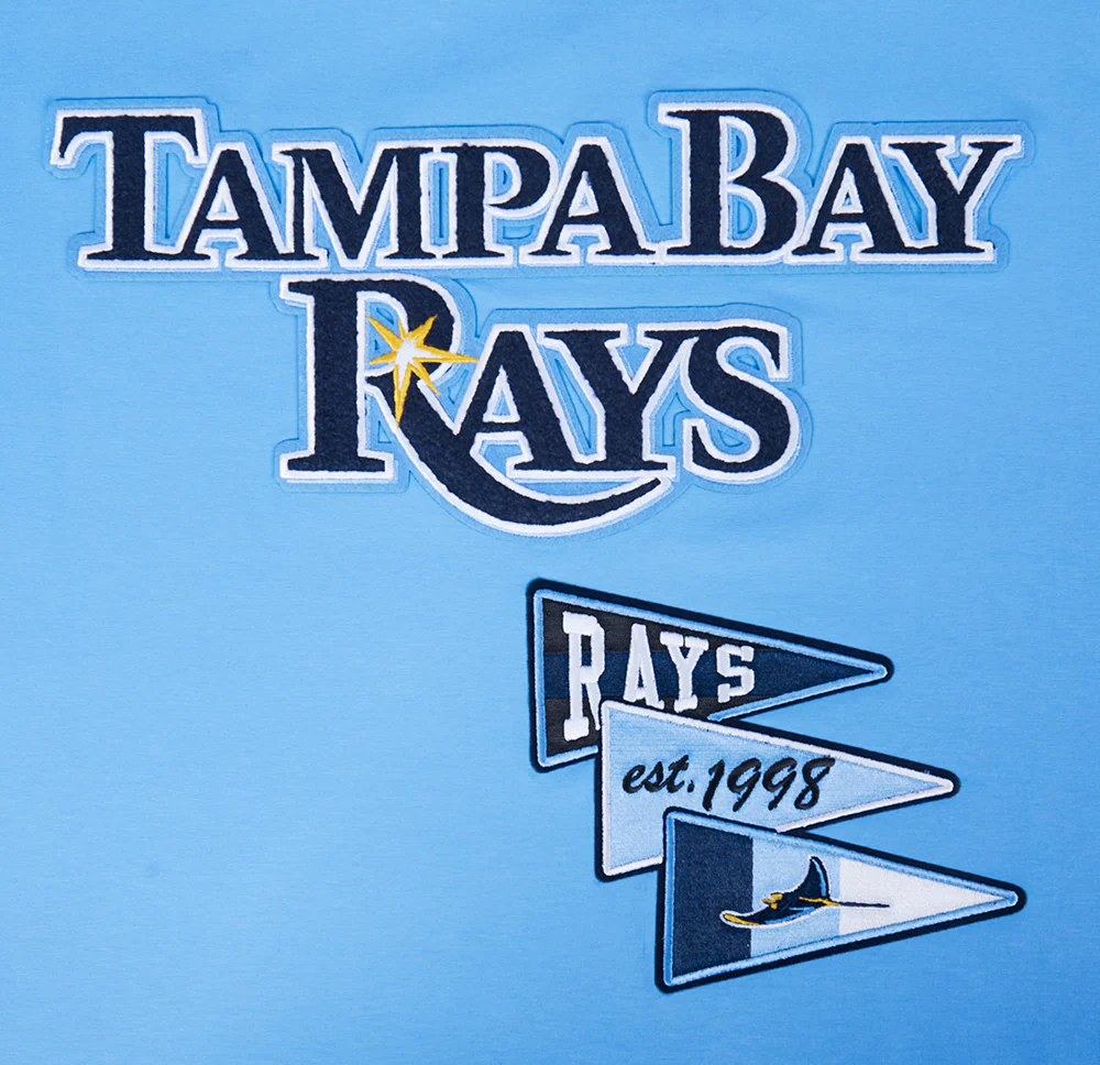 MLB TAMPA BAY RAYS TEAM PENNATS MEN'S WORDMARK SJ TEE (UNIVERSITY BLUE) - Image 6