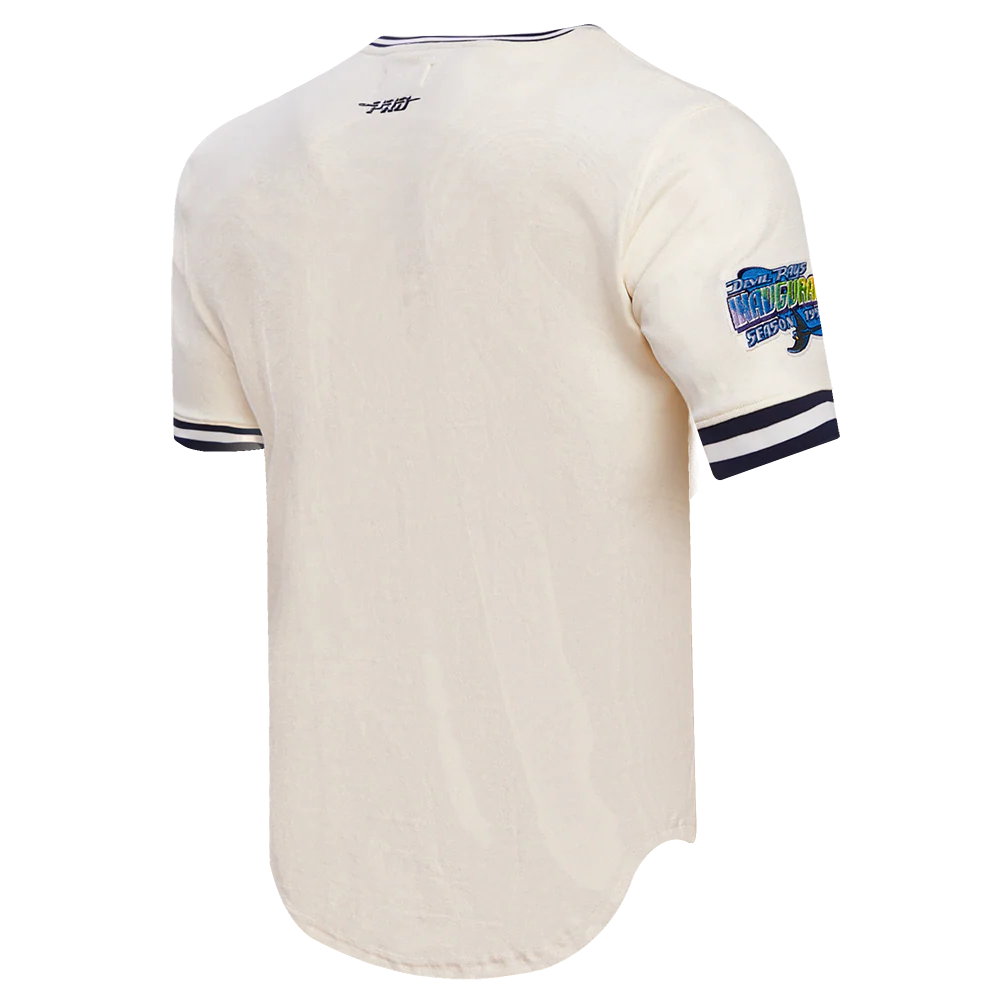 MLB TAMPA DEVIL RAYS RETRO CLASSIC MEN'S TOP (EGGSHELL/ MIDNIGHT NAVY) - Image 3