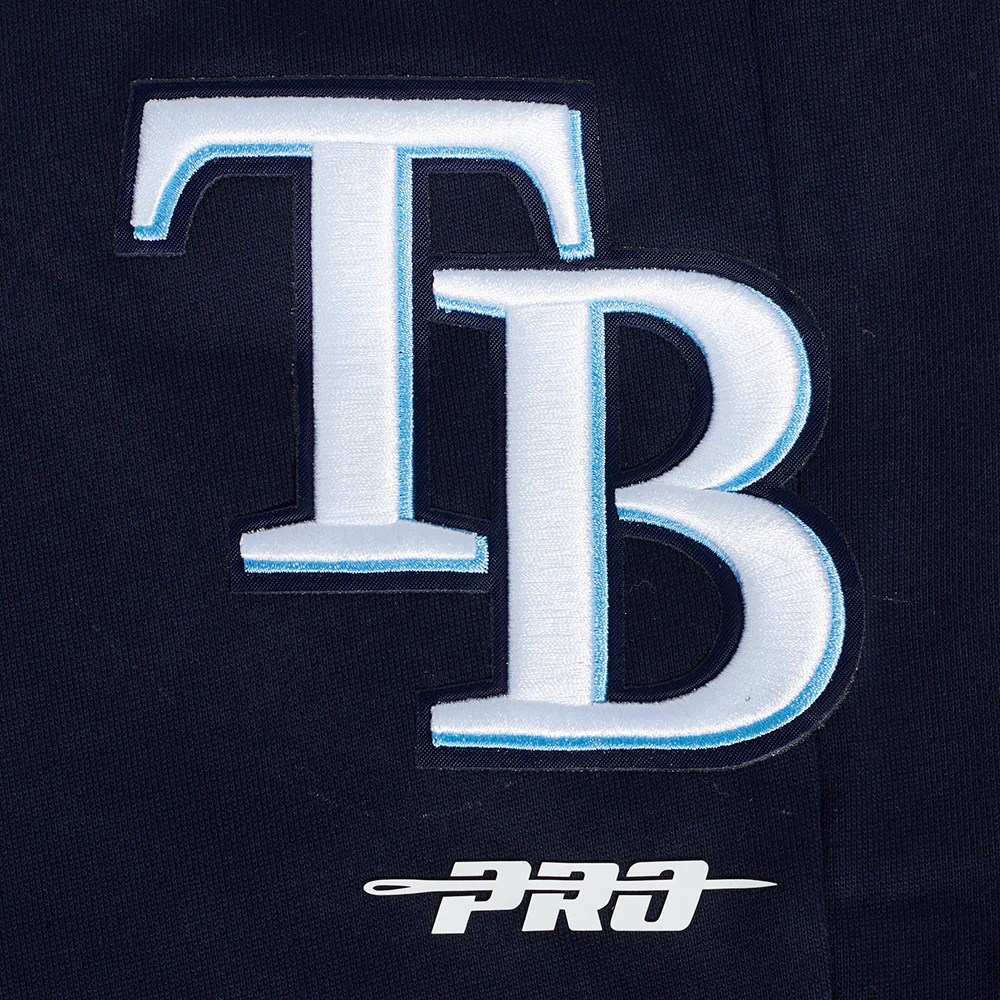 MLB TAMPA BAY RAYS SCRIPT TAIL MEN'S RIB FLEECE SWEATPANT (MIDNIGHT NAVY) - Image 5
