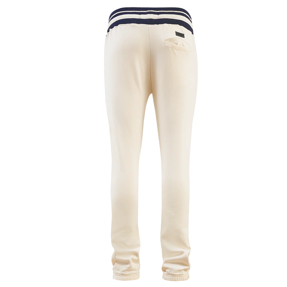 MLB TAMPA DEVIL RAYS RETRO CLASSIC MEN'S SWEATPANT (EGGSHELL/ MIDNIGHT NAVY) - Image 3