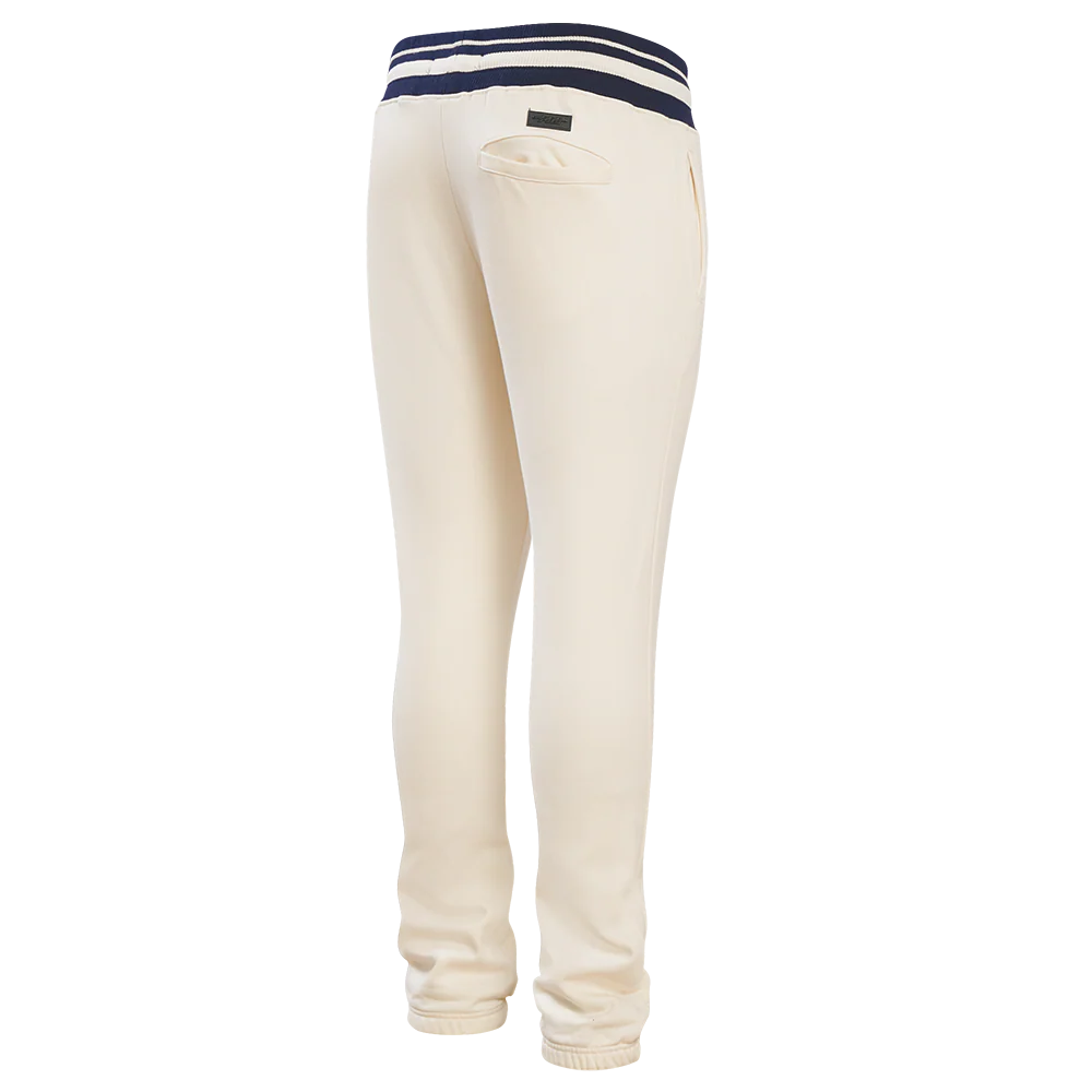 MLB TAMPA DEVIL RAYS RETRO CLASSIC MEN'S SWEATPANT (EGGSHELL/ MIDNIGHT NAVY) - Image 4