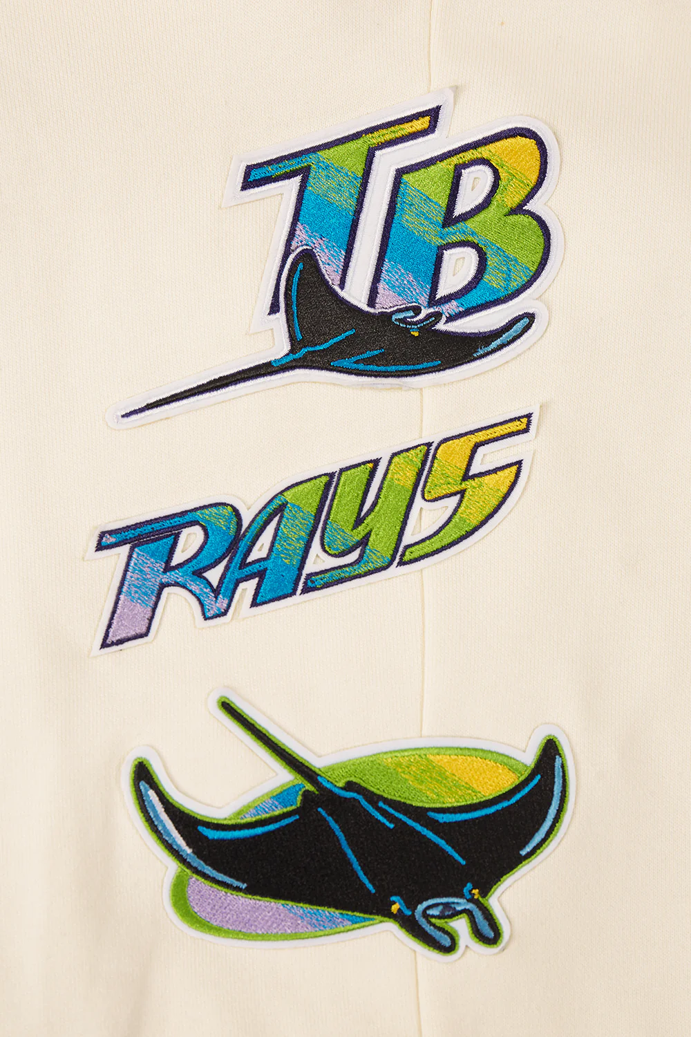 MLB TAMPA DEVIL RAYS RETRO CLASSIC MEN'S SWEATPANT (EGGSHELL/ MIDNIGHT NAVY) - Image 5