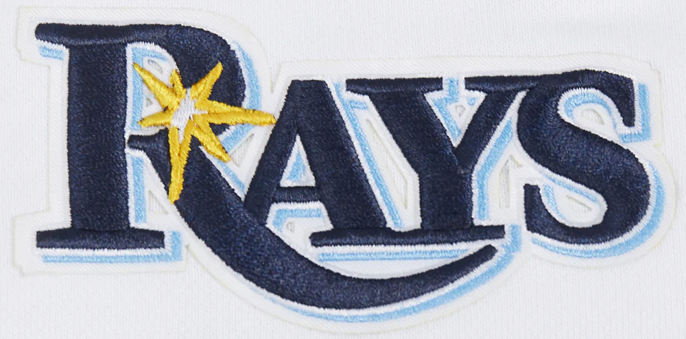 MLB TAMPA BAY RAYS CLASSIC WOMEN'S FLEECE CREWNECK (WHITE) - Image 7