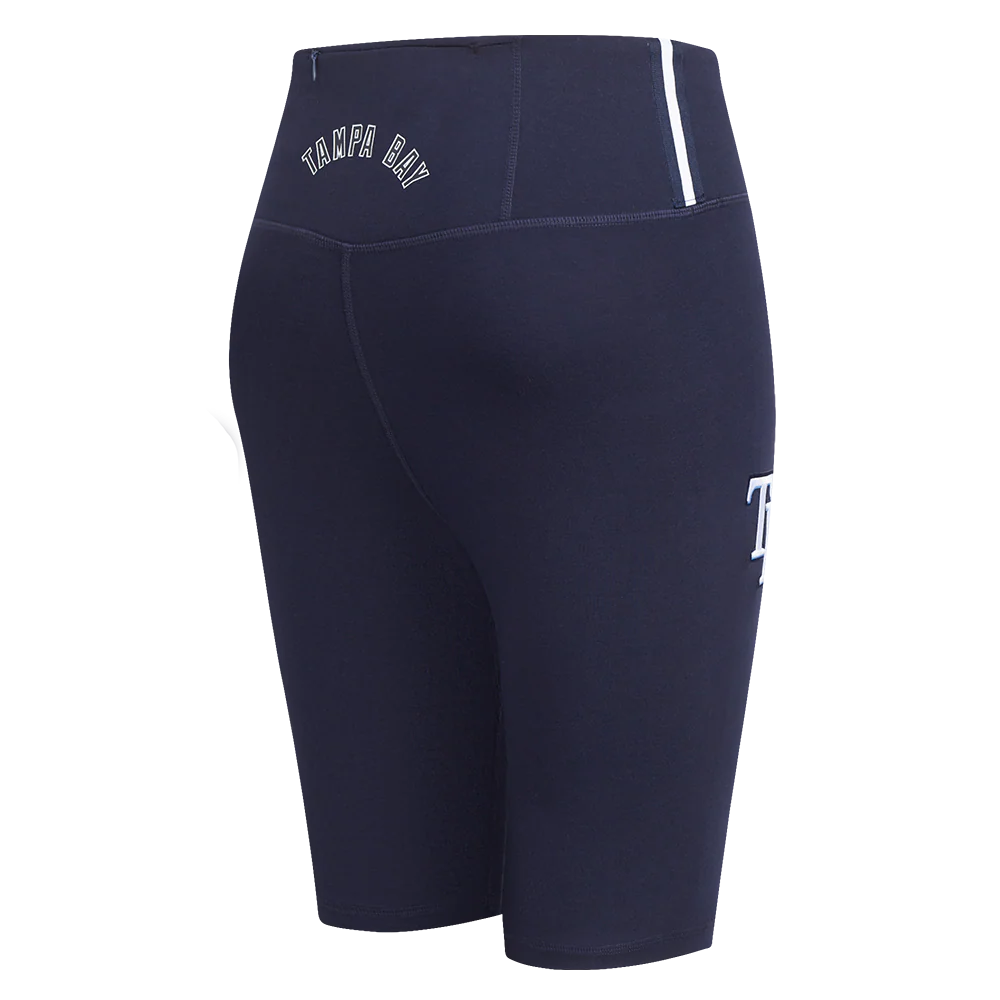 MLB TAMPA BAY RAYS CLASSIC WOMEN'S COTTON BIKE SHORT (MIDNIGHT NAVY) - Image 3