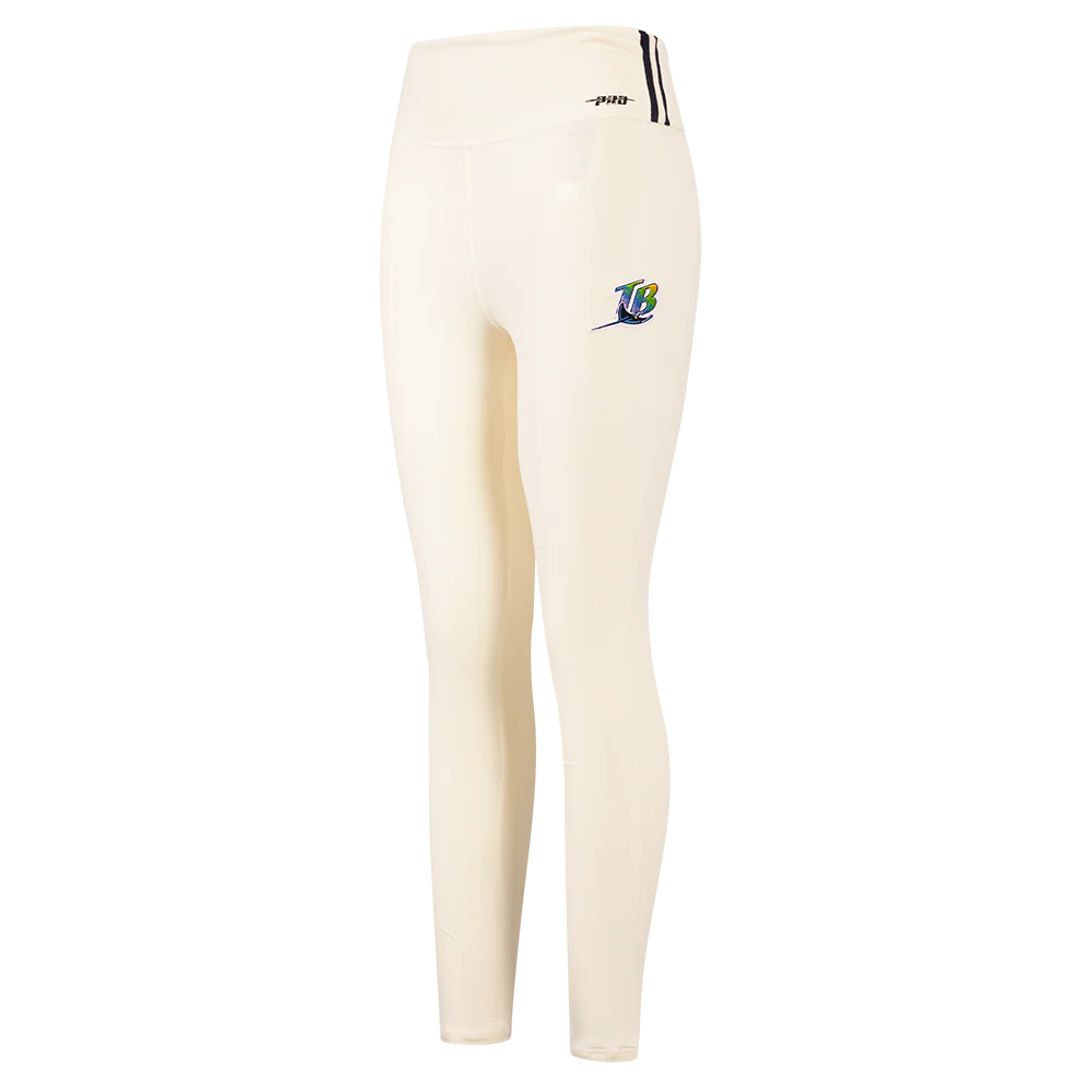 MLB TAMPA BAY RAYS RETRO CLASSIC WOMEN'S JERSEY LEGGING (EGGSHELL)