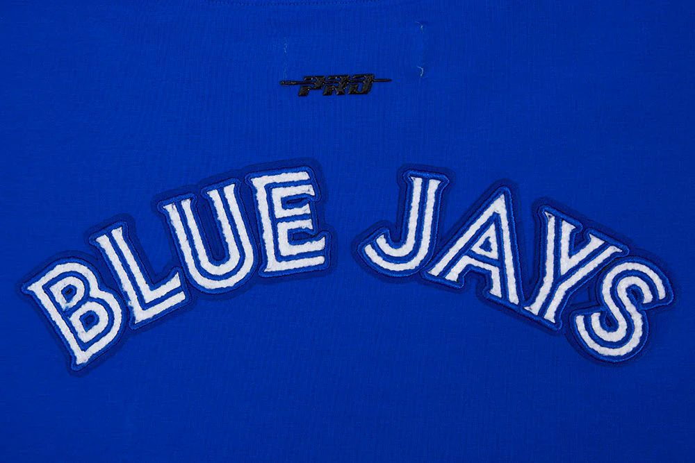 MLB TORONTO BLUE JAYS CLASSIC WOMEN'S SINGLE JERSEY BOXY TOP (ROYAL BLUE) - Image 7