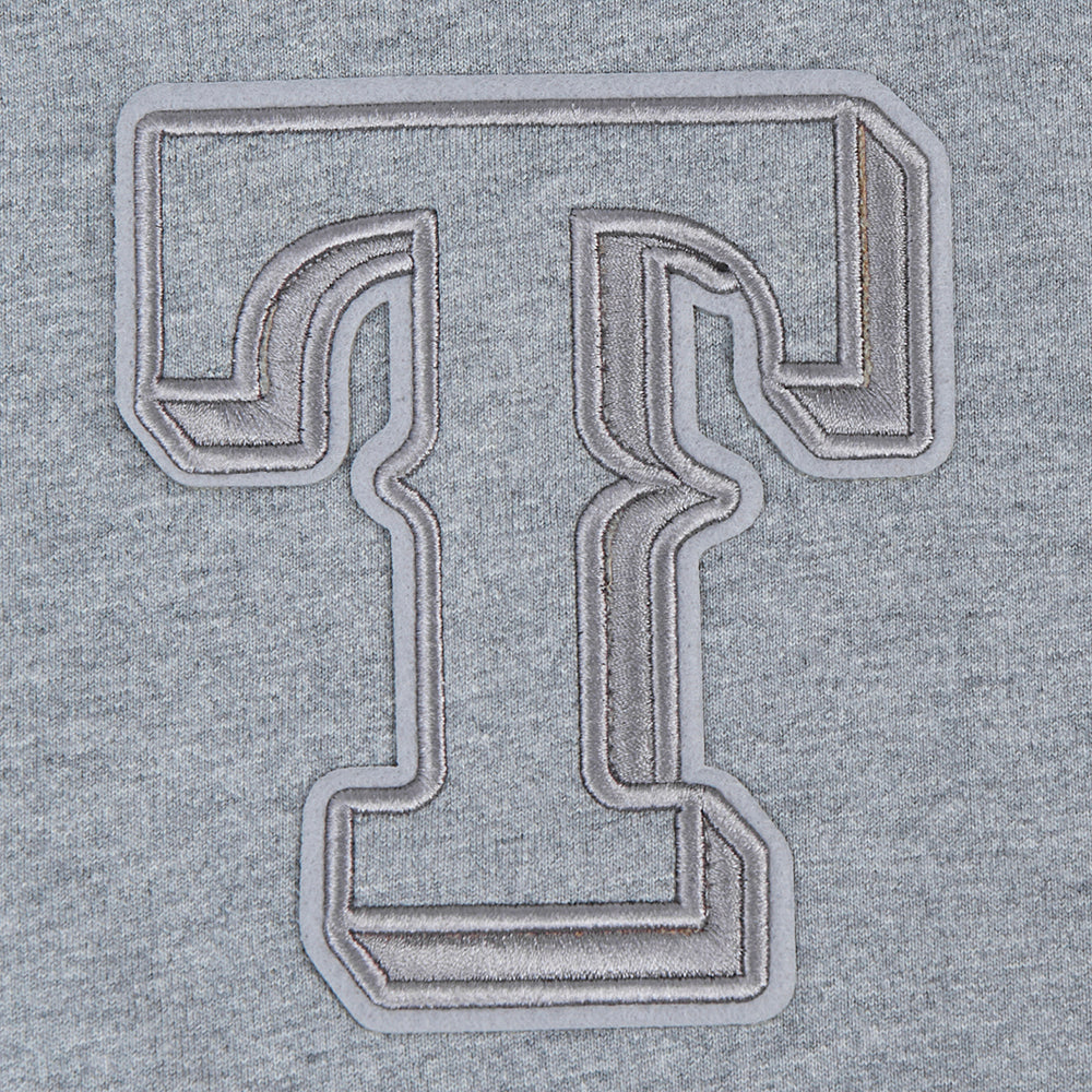 MLB TEXAS RANGERS NEUTRAL MEN'S DROP SHOULDER TOP (DARK HEATHER GRAY) - Image 5