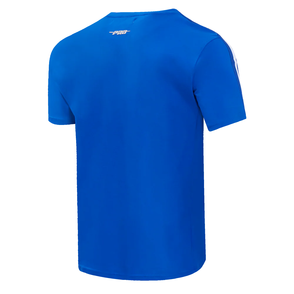 MLB TEXAS RANGERS RETRO CLASSIC MEN'S STRIPED TOP (ROYAL BLUE) - Image 4