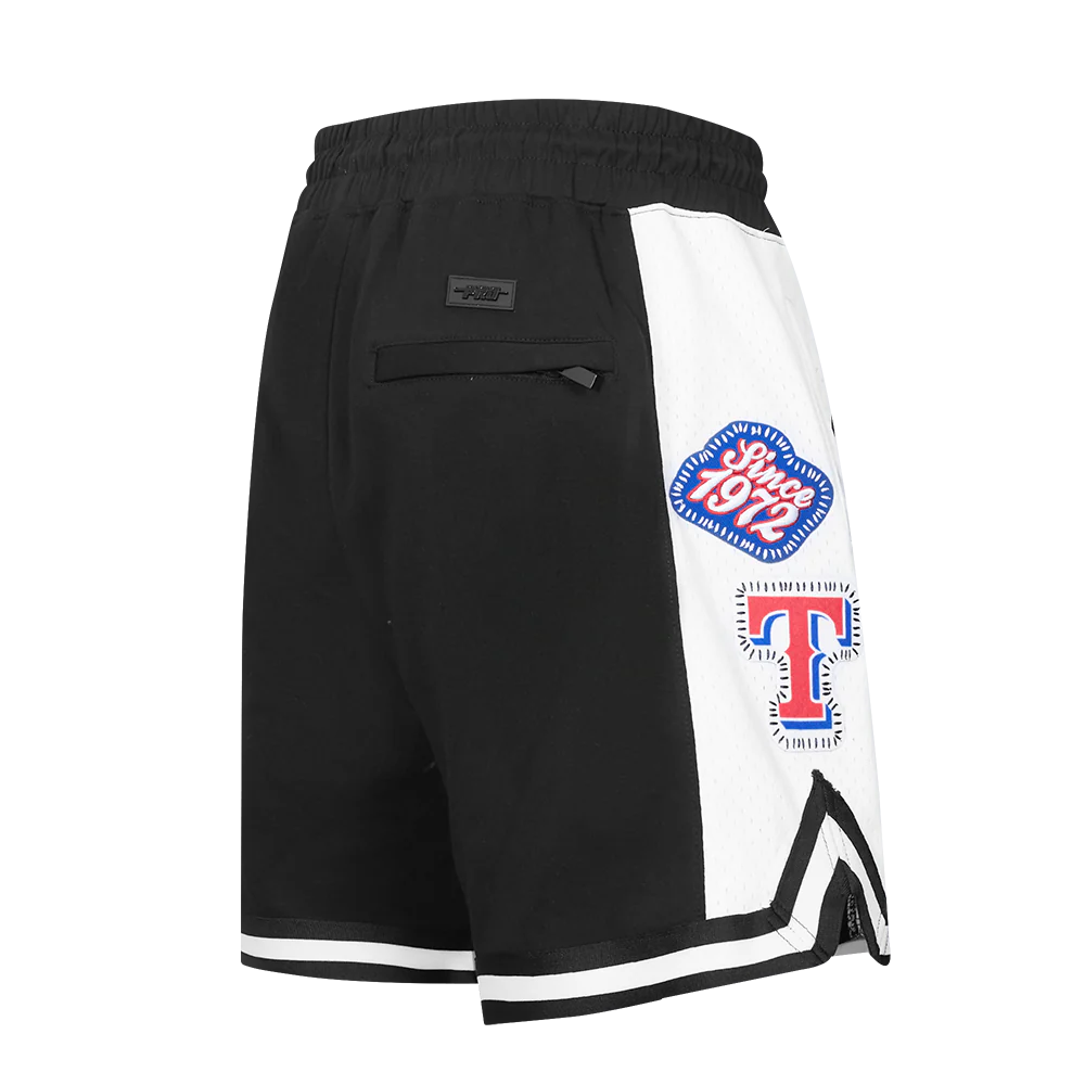 MLB TEXAS RANGERS DIY PICK STITCH MEN'S DK 2.0 SHORT (BLACK) - Image 3