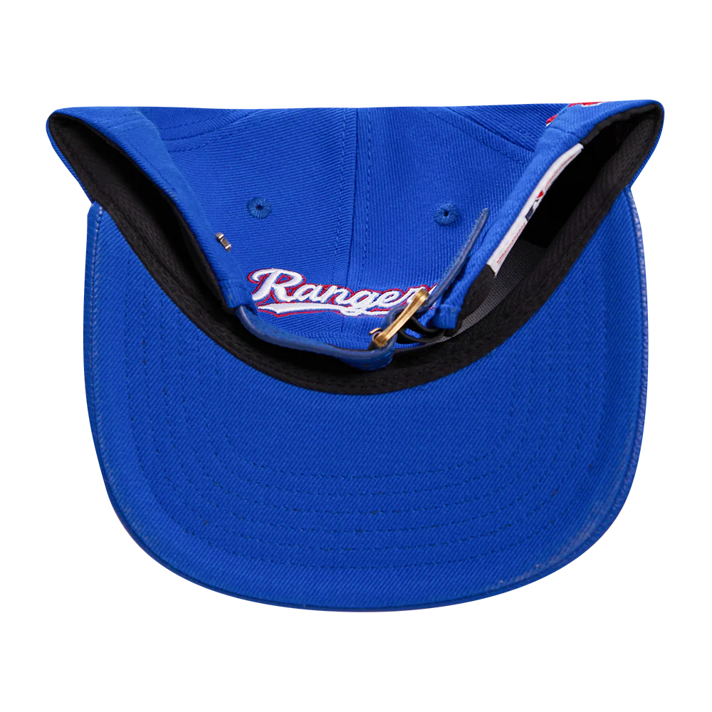 MLB TEXAS RANGERS SCRIPT TAIL WOOL STRAPBACK (ROYAL BLUE) - Image 7