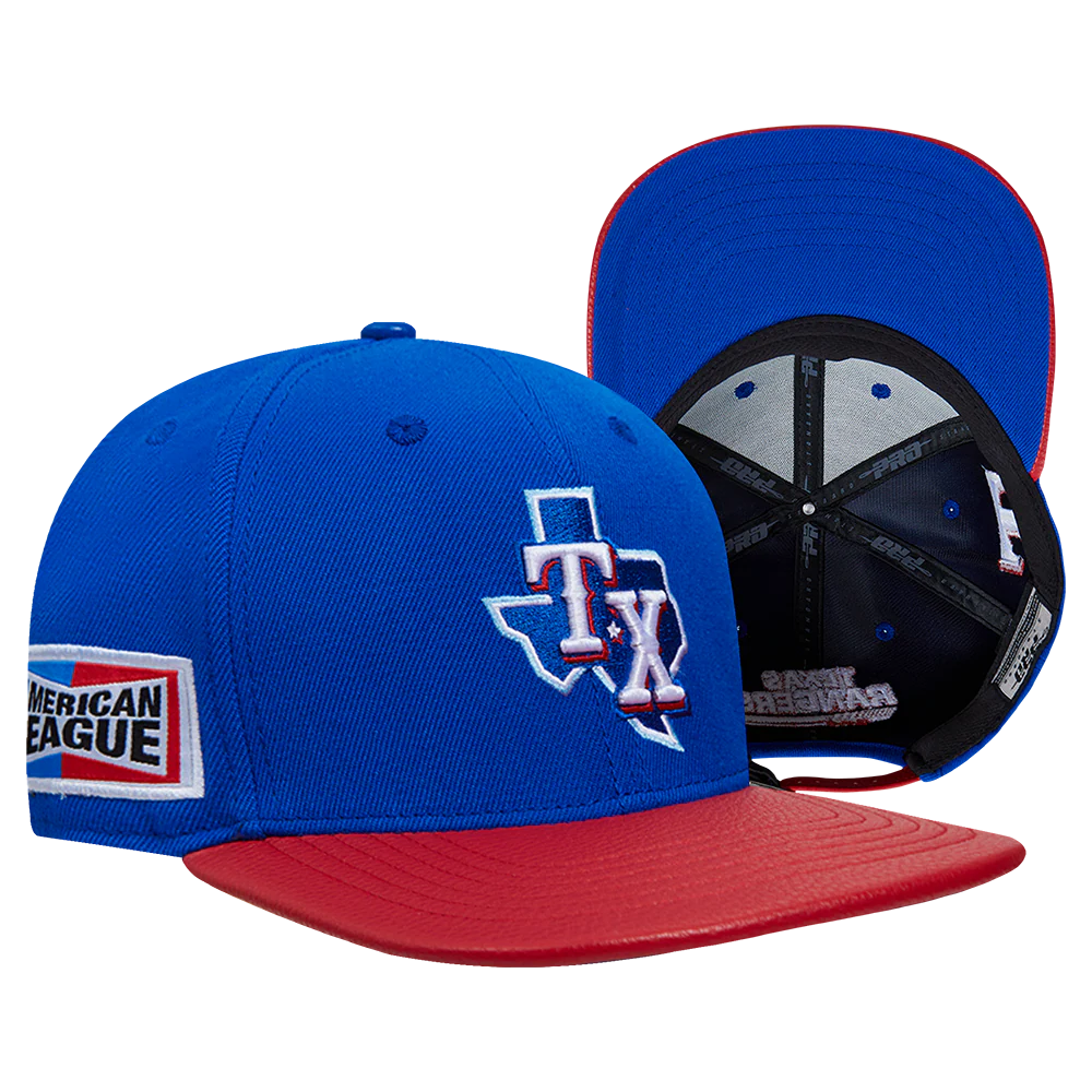 MLB TEXAS RANGERS FAST LANE LOGO WOOL STRAPBACK (ROYAL BLUE) - Image 8